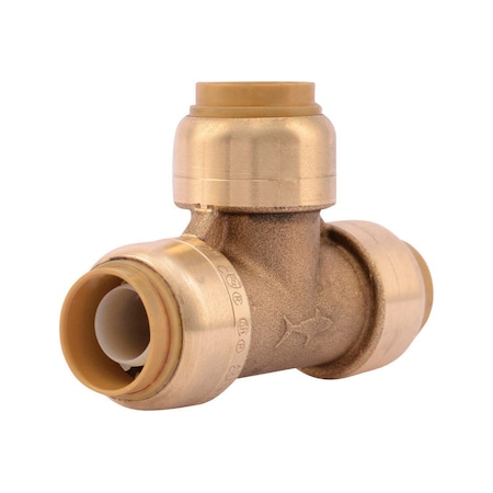 Sharkbite SharkBite Push to Connect 1/2 in. PTC X 1/2 in. D PTC Brass Tee, PK4 U362LFA4